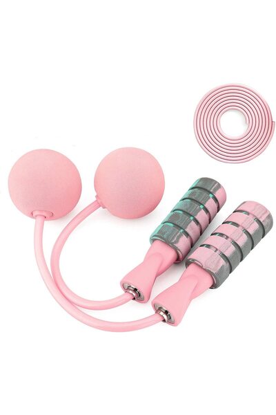COOYA Jump Rope for Fitness, 2-in-1 Adjustable Ropeless Jump Rope for Fitness - Tangle-Free Skipping Rope