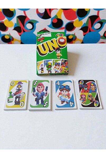 Hureggo بطاقات لعبة أونو براول ستارز ونسخة البطاقات الورقية