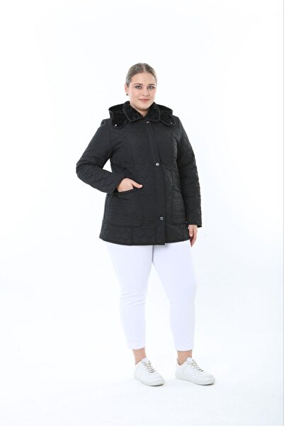 TUTveAL Collection Imported, Soft Fur, Water Repellent Coat,Plus Size,Rabbit Fur Coat,Quilted Coat,Premium Series