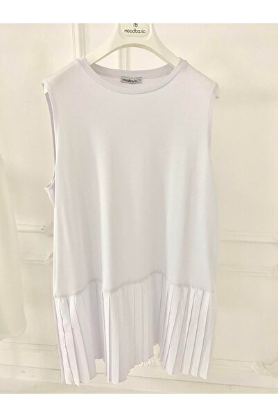 Moodbasic YENİ KADIN ETEK UCU PLİSELİ İÇLİK MB01.22
