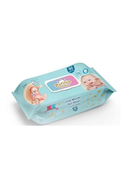 Pafilya Star Bebek Islak Havlu 90 Lı (Alcohol Free- Paraben Free) Premium Qua...