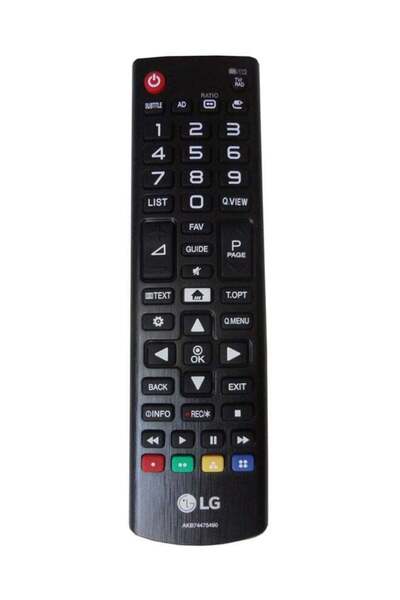 LG جهاز التحكم عن بعد للتلفزيون باللون الأسود