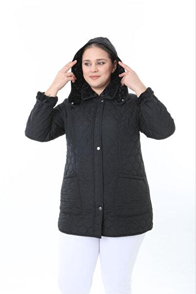 TUTveAL Collection Imported, Soft Fur, Water Repellent Coat,Plus Size,Rabbit Fur Coat,Quilted Coat,Premium Series