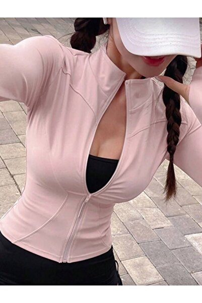 Gofeel Benz Fermuarlı Spor Bluz