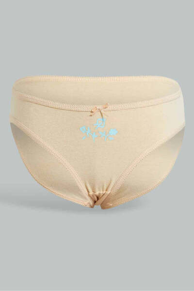 REDTAG Assorted Bikini Briefs Set For Senior Girls (Pack Of 5)