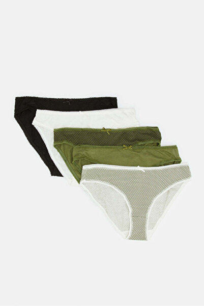 REDTAG Women Assorted Bikini Brief Set (Pack Of 5)