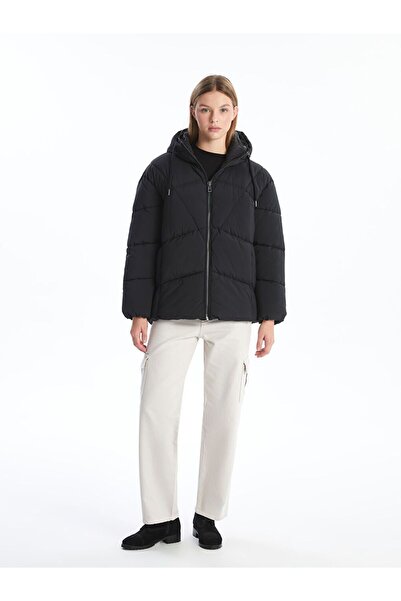 LC Waikiki Lcw Vision Hooded Straight Oversized Women's Puffer Jacket