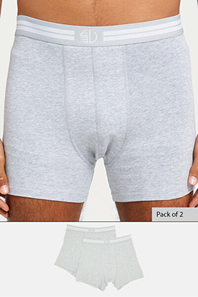 REDTAG Men Grey Hipster Set (Pack Of 2)