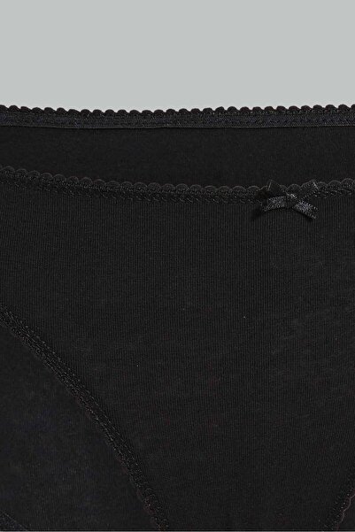 REDTAG Black Bikini Brief Set (Pack of 5)