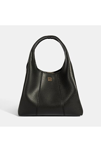 Desa Women's Black Shoulder Strap Handbag