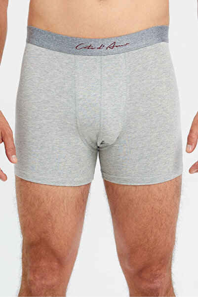 REDTAG Men Grey And Charcoal Hipster Briefs (Pack of 2)