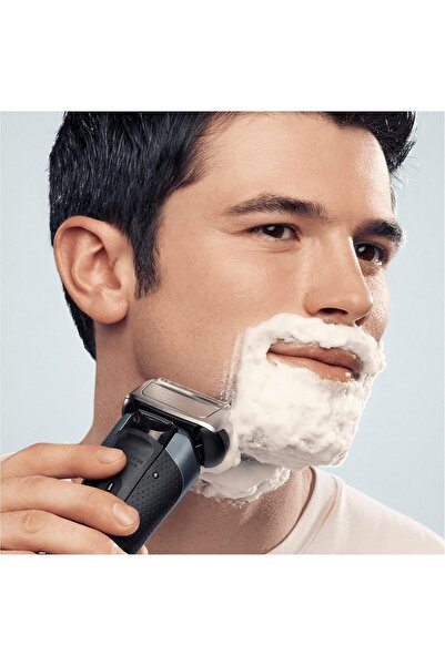 Braun Series 8 83M Electric Shaver Head Replacement - Silver - Compatible With Series 8