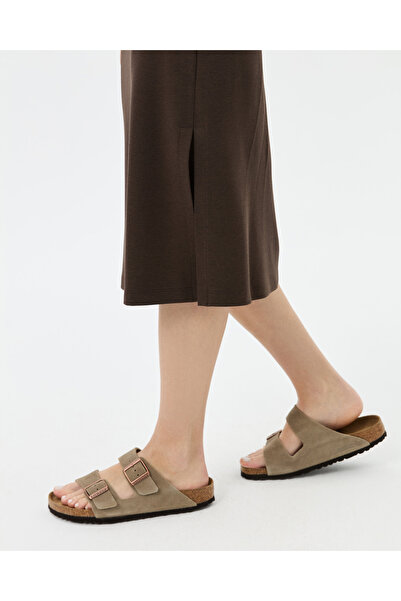 Ayma Active Καφέ Μίντι Φόρεμα με Ζαρτιέρες