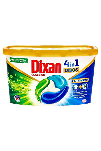 Dixan Caps Discs 4-in-1 Classic 15 washes