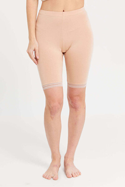 REDTAG Beige Comfort Knit Short