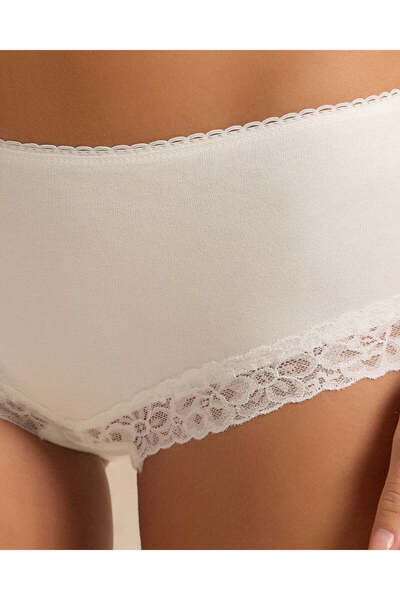 REDTAG Women White Boyleg Brief (Pack of 2)