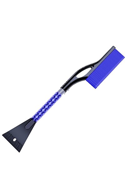 FONIX SnowFrost Ice Buster Snow Brush with Scraper, 2-in-1, Aluminum & Durable Plastic, Blue