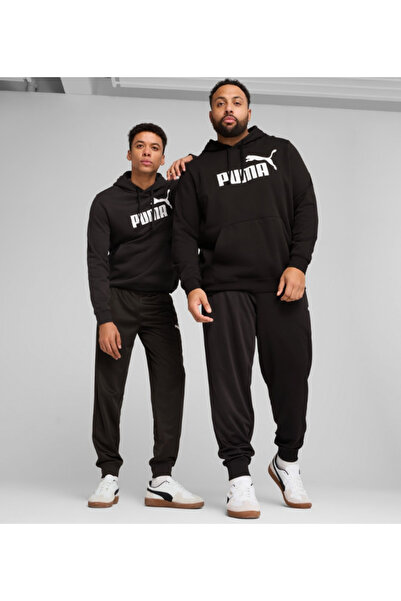 Puma Αριθμός ΕΣΣ. 1 Logo Poly Pants Ανδρικό Φούτερ Παντελόνι 682648-01 ΜΑΥΡΟ