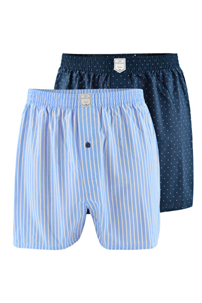 Lee Cooper Men's Cotton Boxers, Logo, Multicolor, set of 4 pieces.