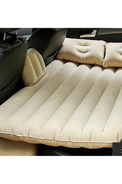sharpdo 3 Piece Air Mattress Car Inflatable Bed (Beige)