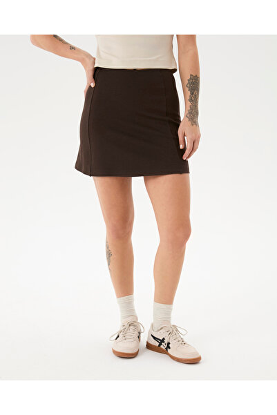 Ayma Active Кафяви шорти с пола с разширени краища