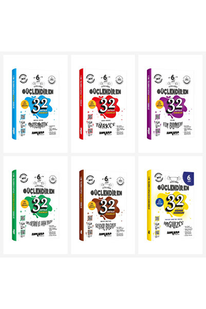 Ankara Yayıncılık 2026 6. Sınıf Güçlendiren 32 Haftalık Denemeler.