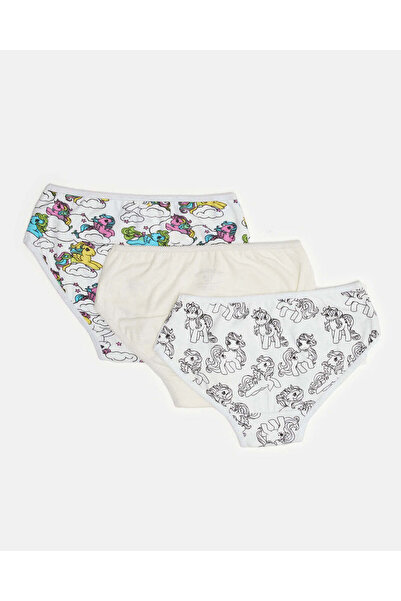 REDTAG Girls Assorted Little Pony Printed Briefs (Pack of 3)