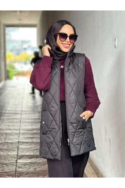 Minel Жіночий короткий утеплений жилет