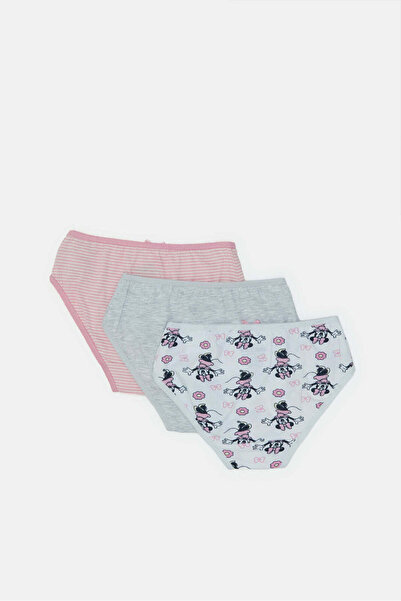 REDTAG مجموعة ملابس داخلية للبنات مطبوع ميني ماوس (عبوة من 3 قطع)