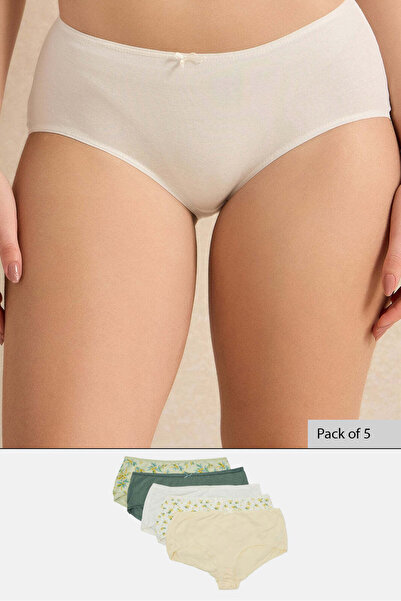 REDTAG مجموعة سراويل داخلية نسائية متنوعة (عبوة من 5 قطع)