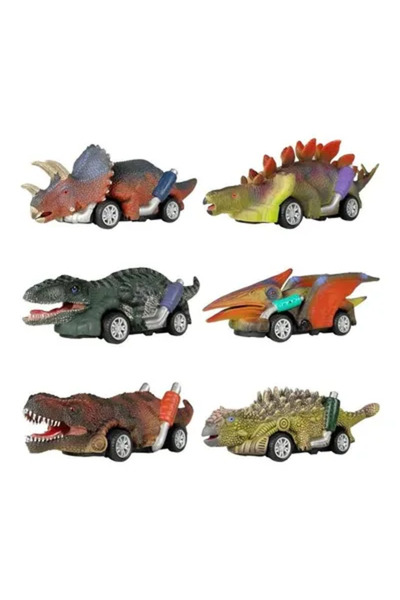 COOYA Dinosaur Toy Cars The Kids Favorite Pull Back Cars for 3-15 Year Old Kids Birthday