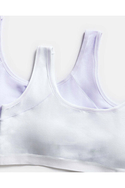 REDTAG Senior Girls White Bra (Pack of 2)