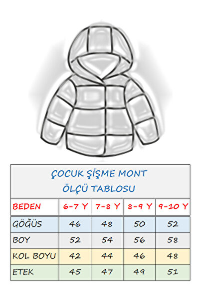 Neşeli Butik Girls Boys Brown Waterproof Winter Coat with Inner Fleece Nbrbc015