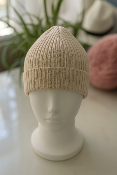 kuru 🧶Kalın Renkli Esnek Yapılı Şık Yün Bere – Kışlık Trend Model