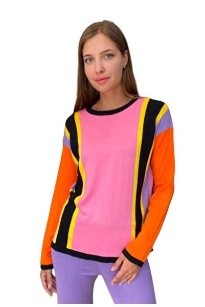 STAMINA 8VS07 Bis Pulover colorat pentru femei