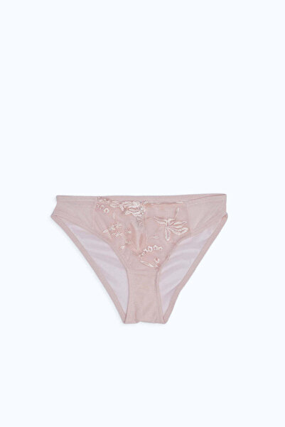 REDTAG Women Pink Floral Embroidery Bikini (Single)
