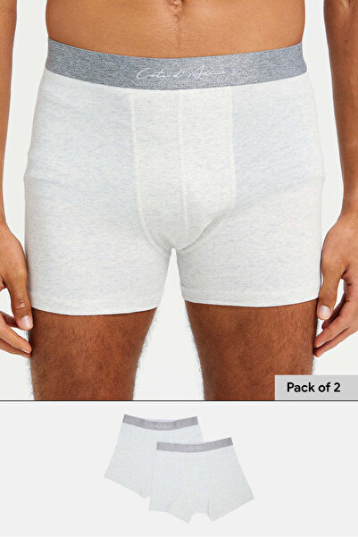 REDTAG Men Ecru Plain Hipster Set (Pack Of 2)