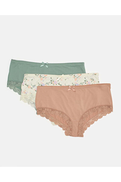 REDTAG Women Boyleg Brief Set (Pack of 3)