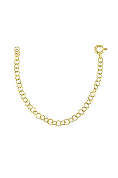 Silveranka 925 Ayar Gümüş 10 cm Uzatma Zinciri ( Kolye, Bileklik,Halhal ve Şa...