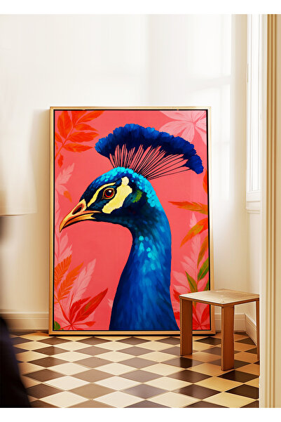 ARTHOUSECOLLECTIVE Majestic Peacock - Μοντέρνα Τέχνη - Αφίσα χωρίς πλαίσιο σε...