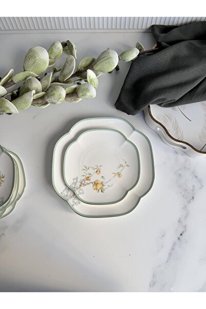 ROSSEV Peachy Pasta Plate Set of 7