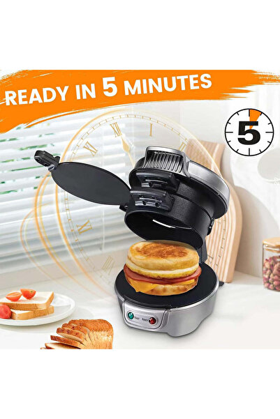 raf Electric Burger Maker R666 | Electric Sandwich Maker for Home | Electric Panini Press