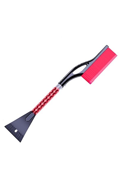 FONIX SnowFrost Ice Buster Snow Brush with Scraper - Red, 68x24x11.1 cm