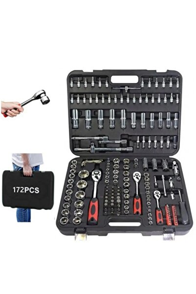 ET-LIFE 172 PCS Car Mechanic Socket Tool Kit Set Car Repair Tool