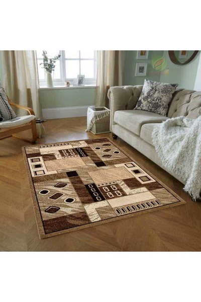 Dualhome Rug April Caffe Brown, 80x300 cm, classic - 80x300 cm, rectangle, Brown