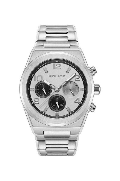 Police Men's Salkantay Chronograph Wrist Watch PEWJK2226704 - 45mm - Silver