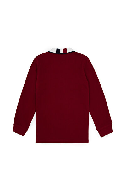 U.S. Polo Assn. Boy's Burgundy Basic Sweatshirt 50307723-Vr014