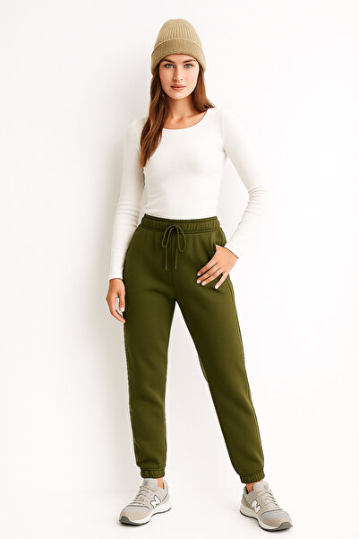 Rich Women's 100% Cotton Two Thread Basic Sweatpants