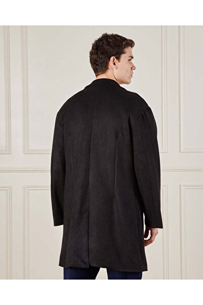 REDTAG Men Brown Collared Trench Coat