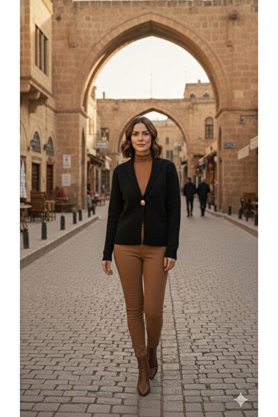 NevaMar Single Button Soft Short Cardigan